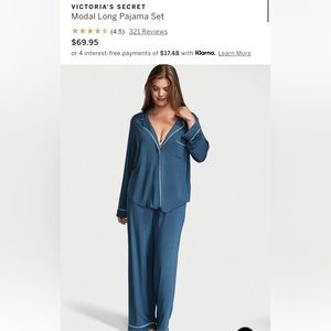 Victoria’s Secret Midnight Sea Modal Pajama S